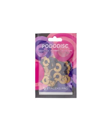 Staleks Pro Replacement File Disposable Discs Self-Adhesive 50 Pieces PDFR (Diameter 20 mm Grit 80) Diametro 20 mm Grit 80