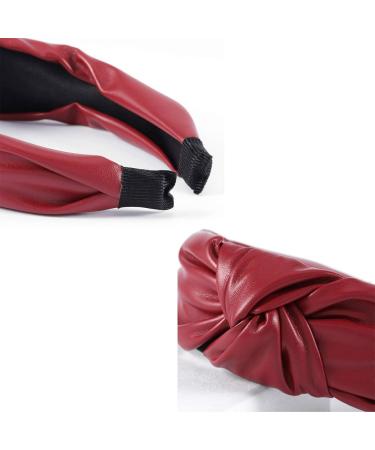 Buy Bohend Women's Fashionable Leather Knotted Headbands - Stylish Turban Hair Accessories (4 Pack) for Daily Use - Buy Online on GoSupps.com