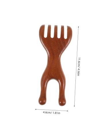 Portable Wooden Scalp Massage Comb - Bcoath No Static Hair Comb for Men | Premium Ridge Design for Ultimate Relaxation - Buy Online on GoSupps.com