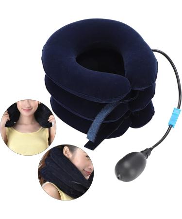 Blue Breathable Rucking Neck Expansion Device - Cervical Hurrica for Home Use Soft Tissue Support Easy to Wear - Free Size - Buy Online on GoSupps.com