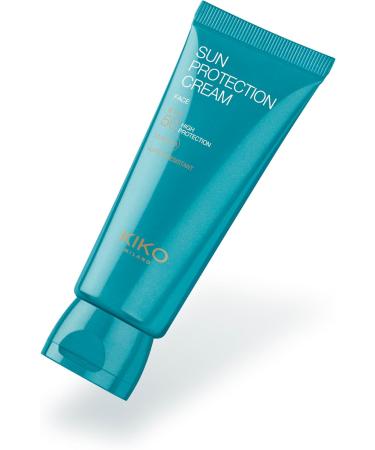 KIKO Milano Sun Protection Cream Face Spf 50 Moisturising Face Sunscreen With SPF 50 And Hyaluronic Acid. Protects Against UVA And UVB Rays - Buy Online on GoSupps.com