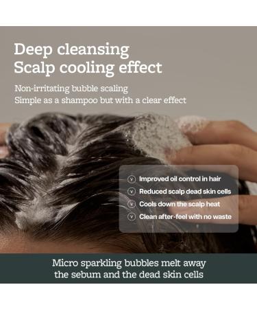 Sparkling Scalp Scaler - Exfoliating Bubble Scrub for Itchy Scalp & Hair Loss | Paraben Silicone & Sulfate Free | 0.52oz X 5EA | International Shipping - Buy Online on GoSupps.com