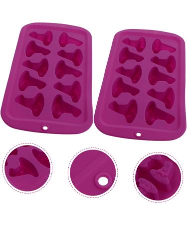 HOMSFOU 6 Pcs Silicone Chocolate Mold Silicone Baking Halloween Fondant Halloween Chocolate Polymer Clay Molds Jelly Molds Desserts Molds Bath Purple Silica Gel Tool Multifunction 21X11X2CMx3pcs Purplex3pcs - Buy Online on GoSupps.com
