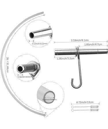 Maple Syrup Tapping Kit Maple Syrup Taps Stainless Steel Maple Syrup Taps Weatherproof Tree Taps for Syrup Easy to Use Maple Syrup Supplies for Outdoor Style 1 Silver - Buy Online on GoSupps.com