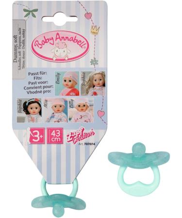 Baby Annabell 43cm Doll Toy with 2 Assorted Universal Dummies - 515707074 - Buy Online on GoSupps.com
