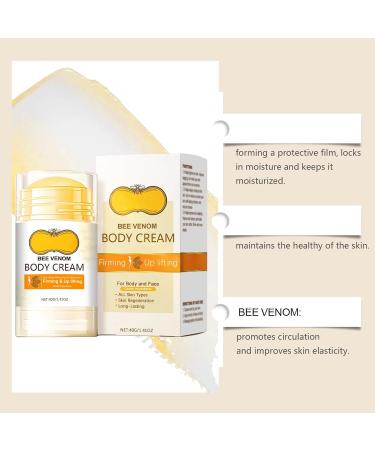 homomdy Bee Venom 3-Pack Roll-On Body Creams: Anti-Aging Moisturizing Cream Firming Face and Body Cream Plumping and Firming Skin - Buy Online on GoSupps.com