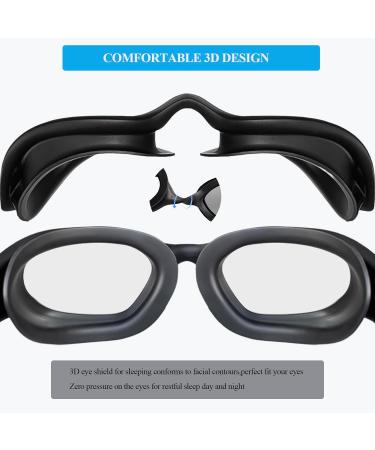LIZICH Moisture Chamber Glasses for Dry Eyes Relief 3D Hydrating Sleep Goggles with Soft and Comfortable Sealed Sleep Mask for CPAP Users Perfect fit Adjustable Strap - Buy Online on GoSupps.com