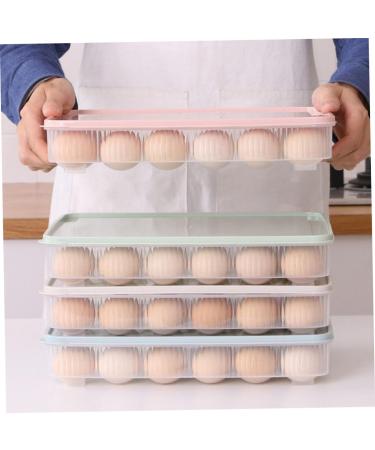 2pcs Box Egg Storage Box Eggs Food Containers Kitchen Egg Tray Refrigerator Kitchen re-usable - Buy Online on GoSupps.com