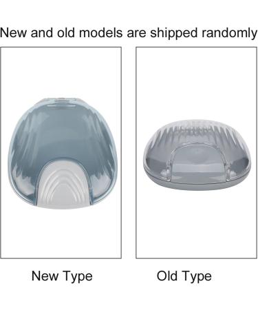 Portable Waterproof Orthodontic Retainer Box - Gray Mouthpiece Container for International Shipping - Buy Online on GoSupps.com