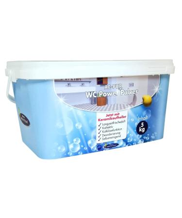 AQUA CLEAN PUR WC Power Powder Limescale Dissolving Function 5kg new with Ceramic Brightener