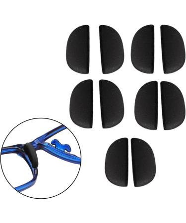 MagiDeal 10pcs Kids Eyeglass Nose Pads - Thickened Non-Slip Replacement for Sunglasses - Black - Buy Online on GoSupps.com