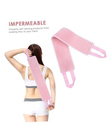 Mikinona Self Tanner Back Applicator Band Easy Lotion Applicator for Back Sunless Tanning Tool Flocking Non-slip for Body Lotions Sunscreen - Buy Online on GoSupps.com