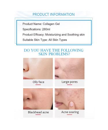 Aloe Vera Gel for Cracked Skin - Refreshing After Sun Moisturizer 280ml | Collagen Infused Hydration - Buy Online on GoSupps.com