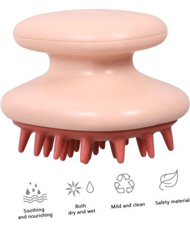 Tovinanna Silicone Massage Comb & Shampoo Washer - Scalp Massager Brush for Hair Care | 9.4x7cm Pink - Buy Online on GoSupps.com