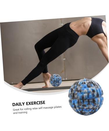 Gleavi 2-in-1 Massage Ball & Roller | Lacrosse Fitness Tool for Foot Massage & Fascia Relief | Perfect for Yoga & Equilibrium Training - 2pcs - Buy Online on GoSupps.com