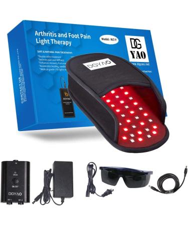 DGXINJUN Red & Infrared Light Therapy Slipper - FDA Cleared LED Device for Foot Pain Relief - Buy Online on GoSupps.com