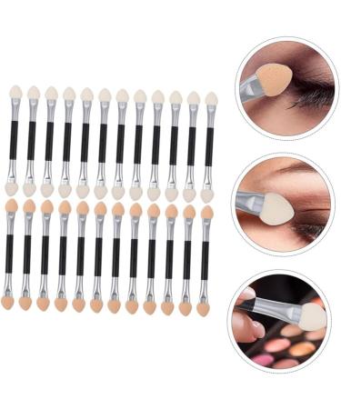Mikinona 24pcs Latex Eye Shadow Stick Women Eye Shadow Brush Eyeshadow Double Sided Small Makeup Brush Eye Makeup Makeup Supplies Eyeshadow Blending Brush - Buy Online on GoSupps.com