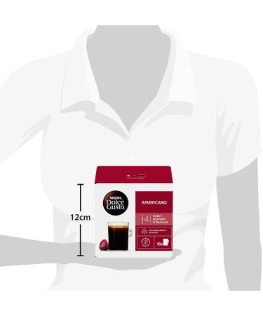 Nescaf Dolce Gusto Caff Americano 16 Capsules (Pack of 3 16 Capsules x 3 48 Coffee Capsules/Pods) - Buy Online on GoSupps.com