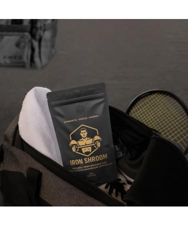 Iron Shroom Chocolate-Flavoured Functional Performance Fuel | Whey Creatine & Mushroom Superblend with Lion s Mane Reishi Chaga & Cordyceps | 10.5oz (300g) | 30 Servings - Buy Online on GoSupps.com