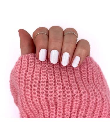 Fairy Nail Foils - Plain White Nail Polish Strips | 16 Nail Stickers for a Perfect Home Manicure - International Shipping Available - Buy Online on GoSupps.com