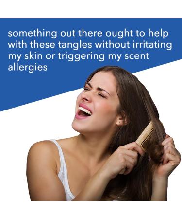 Detangler plus Styling Hair Spray 8 oz - Heat Protectant and Blowout Spray - Leave in Conditioner for Sensitive Skin - Fragrance Free Hypoallergenic Unscented - Anti Frizz Vegan Cruelty Free 8 Fl Oz (Pack of 1) - Buy Online on GoSupps.com