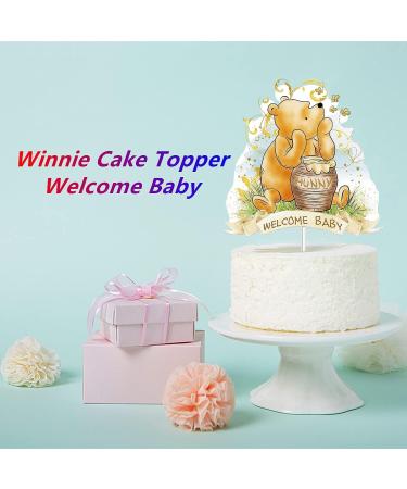 Classic Winnie Cake Topper For Birthday Party Cake Decorations Baby Shower Decorations For Winnie Bee Theme Party Supplies 1 St Birthday 1 Pcs - Buy Online on GoSupps.com
