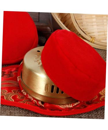 Gleavi Moxa Accessories | Moxibustion Moxa-Box Cover | Practical Moxibustion Cover | Flocking Red Hood Container for Optimal Healing - Buy Online on GoSupps.com