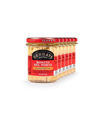 SERRATS 6 Stuks Pickled Tuna from the North of the Cantabrian Sea 190g