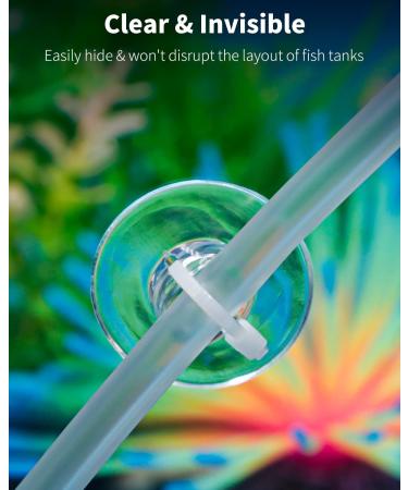 Buy Pawfly 20 Pack Aquarium Suction Cups & 40 Cable Ties - Ideal Fish Tank Tools for Holding Decorations Airline Tubing and More - International Shipping Available - Buy Online on GoSupps.com