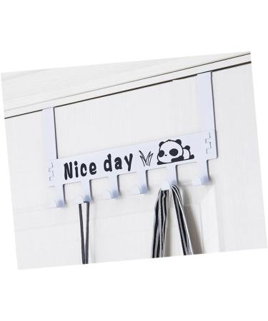 Alipis Over Door Clothes Hanger Rack Over The Door Coat Rack Storage Rack Coat Hanger Hanging Door Indoor medium White - Buy Online on GoSupps.com