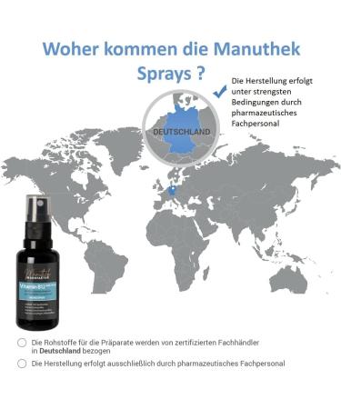 High Dose Vegan B12 & Folic Acid Mouth Spray - 500 g Methylcobalamin | Safe for Pregnant Women & Children | Developed in German Pharmacy - Buy Online on GoSupps.com