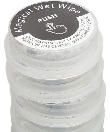 Press Wipe Individual Disposable Mini Compressed Wet Wipe 10 Pcs for Outdoor - Buy Online on GoSupps.com