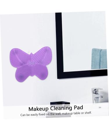 MAGICLULU Silicone Scrub Pad - Makeup Brush Cleaner Tool | Beauty Applicator & Scrubber | Purple Cosmetic Brush Cleaning Instrument - Buy Online on GoSupps.com