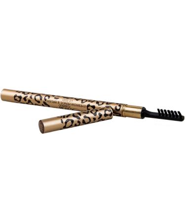 Louttary Double Eyebrow Pencil Dark Brown + 4 Eyebrow Stencils - Buy Online on GoSupps.com