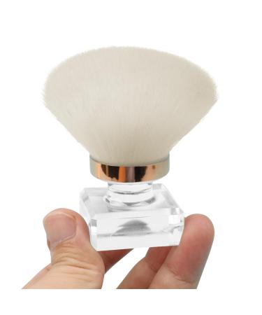 Sonnorel foundation brush big powder makeup brush dome blush brush bulk powder brush transparent handle brush artificial fiber uniform blush brush