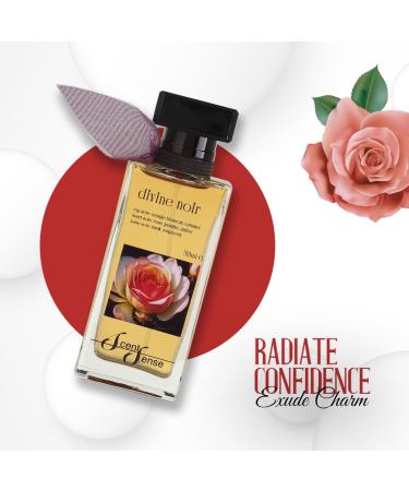 Divine Noir Perfume for women 50ML (1.7 Fl.oz) I Eau De Parfume Inspired by: MonParis CoutureYSL | Long Lasting Perfume for women I Gift forwomen I - Buy Online on GoSupps.com