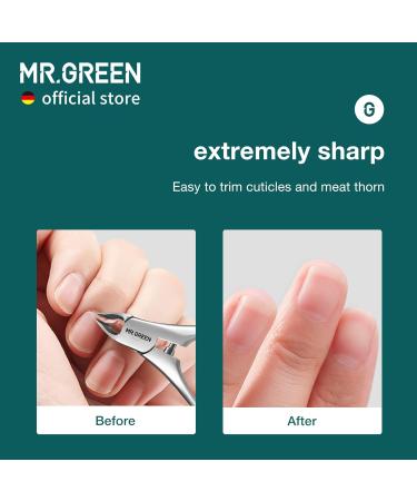 Mr. Green Nailhautplane - Innovative Nailhashears with Built-in Feder Clipper & Trimmer for Perfect Manicure | Premium Beauty Tools - Buy Online on GoSupps.com