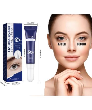  HADAVAKA Long-Lasting Double Eyelid Modeling Cream Eyelid Lifting Cream Long-Lasting Double Eyelid Modeling Cream Eyelid Lifting Cream 5ml For Women and Men (2 pcs) - Buy Online on GoSupps.com