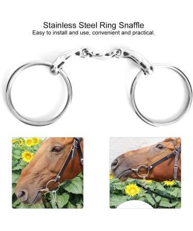 Horse Snaffle ainless EEL Bit Snaffle with Curved Link Copper Corkscrew Mouth for Racing Horse(L) - Buy Online on GoSupps.com