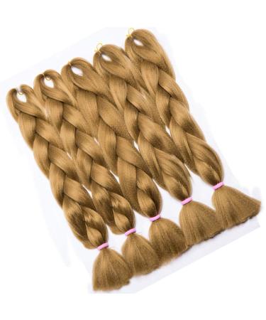 SEGO 5 Packs Crochet Braids - 24 Inch Afro Synthetic Hair in Honey Blonde | Durable & Stylish Hair Extensions - Buy Online on GoSupps.com