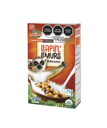 Leapin Lemurs Peanut Butter & Chocolate Organic Cereal | 10 Oz Box | Gluten Free - Buy Online on GoSupps.com