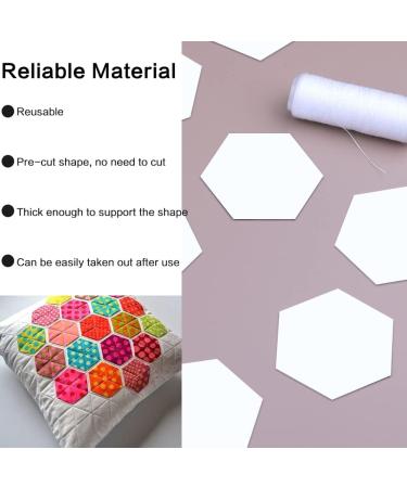 200pcs 1in Hexagonal Paper Piecing Template | Quilting & Patchwork Sewing Crafts - Buy Online on GoSupps.com