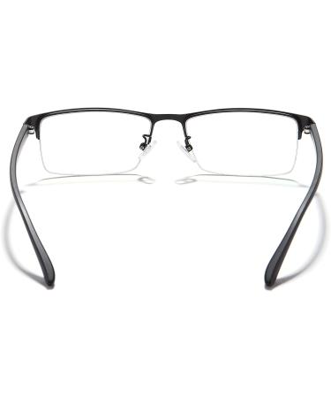 Cyxus Blue Light Glasses for Men - UV Blocking Gaming Eyeglasses with Crystal Lens Rimless Design | Tr90 Black Frame - Buy Online on GoSupps.com