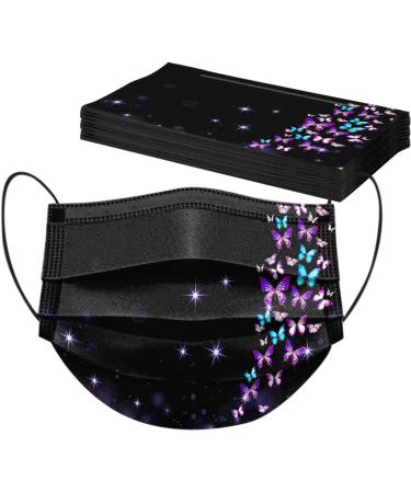 Buy Winfer 50/100 pcs Disposable 3-Layer Printed Mouth & Nose Protection Scarves - Breathable Bandana for Men & Women z-03 - Buy Online on GoSupps.com