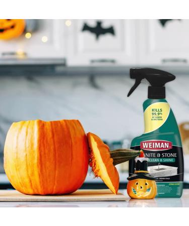 Weiman Disinfectant Granite Daily Clean & Shine (2 Pack) - Safely Clean, Disinfect, and Shine Various Countertop Surfaces - Includes Polishing Cloth - Buy Online on GoSupps.com