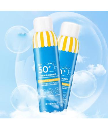 120ml Hydrating Light Isolation Sunscreen Spray - Anti Perspiration, Nourishing Skin - Sky Blue One Size - Buy Online on GoSupps.com