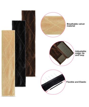 Buy Golrisen 3-Piece Conductive Wig Headband Set - Slide-Resistant Hair Band for Wig Fastening | Colorful Wig Grip for Women & Men | Perfect for Sports & Daily Use - Buy Online on GoSupps.com