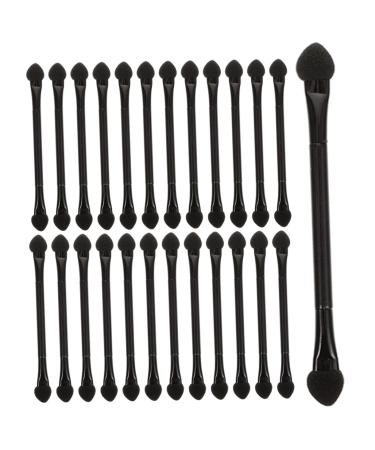 FRCOLOR 25 Pcs Double Ended Eye Shadow Stick Eyeshadow Disposable Makeup Applicator Cosmetic Lip Mask Brush