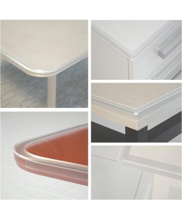 COUMENO Clear Edge Protector 0.8" x 9.84 ft Protection Desk Corner Corner Anti-Bump Anti-Bump Home Wrap Invisible Anti-Sharp Edge Protector (Clear) 0.8inx9.84ft - Buy Online on GoSupps.com