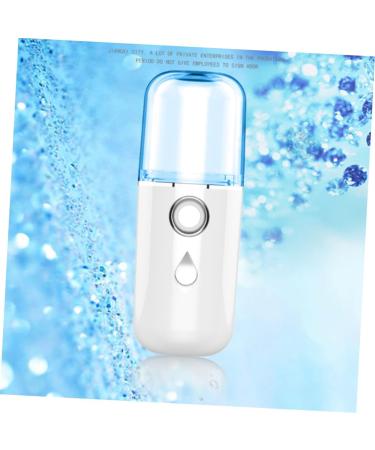 BELLIFFY Nano Water Replenishing Instrument Hydrator Mini Facial Cooling Steamer Nano Mister White Plastic - Buy Online on GoSupps.com
